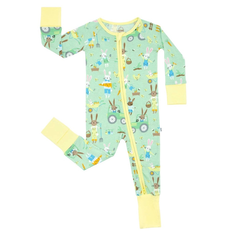 Little Sleepies Hop To It Pistachio Zippy